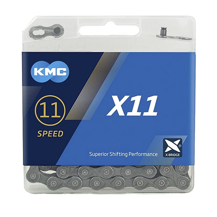 Цепь KMC X11 1/2x11/128x114L 11SP grey