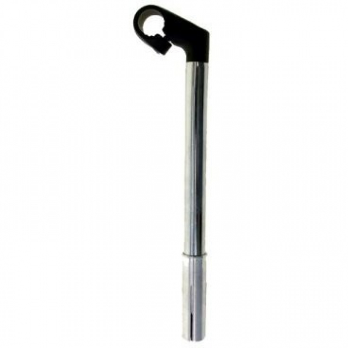 Вынос руля в шток вилки 1" с адаптером 1/1.8" 300мм/25.4 silver/black