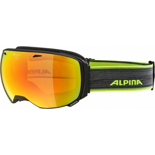 Очки горнолыжные Alpina Big Horn MM sph. black matt MM red S2/MM red S2 L40